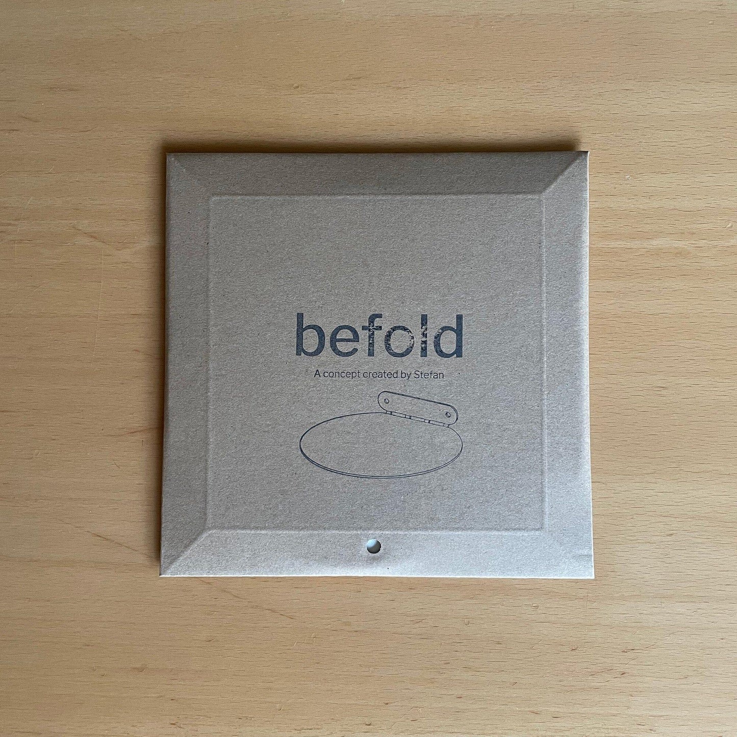 Befold plankje rond, 16cm, wit My Store