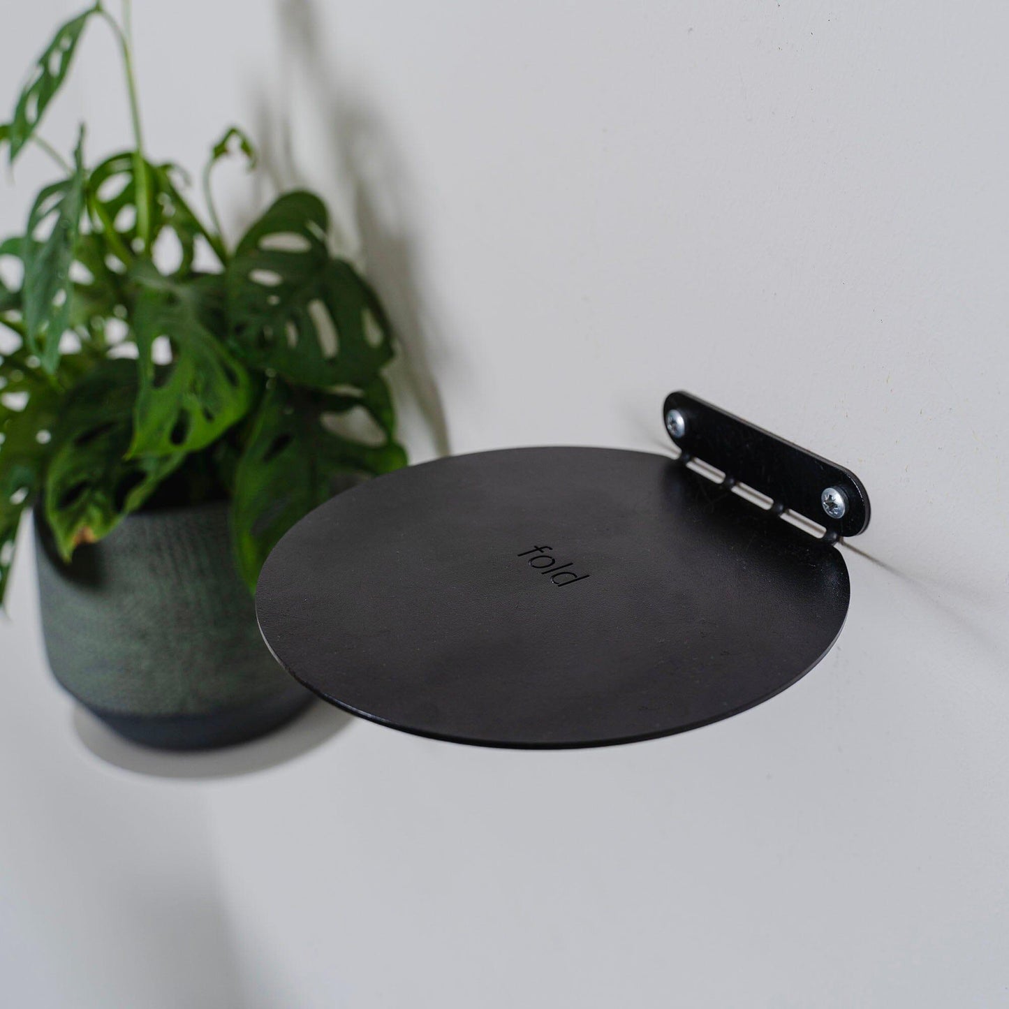 Befold plankje rond, 16cm, zwart My Store