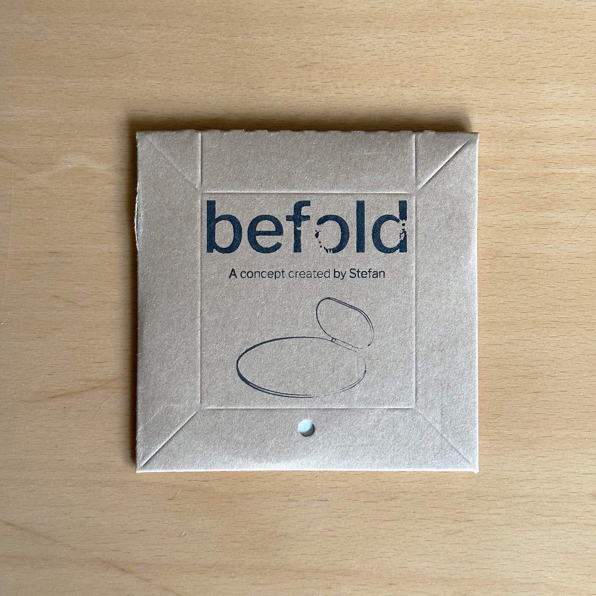 Befold plankje rond, 9cm, wit Befold